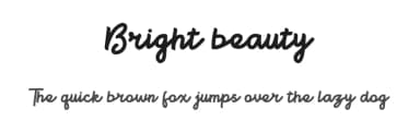 Bright beauty by madeDeduk — Script Handwritten Font — thumbnail 1