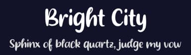 Bright City by MJType — Script Handwritten Font — thumbnail 2