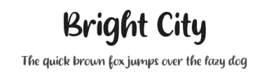 Bright City by MJType — Script Handwritten Font — thumbnail 1