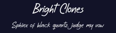 Bright Clones by Letterhend Studio — Script Handwritten Font — thumbnail 2