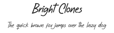 Bright Clones by Letterhend Studio — Script Handwritten Font — thumbnail 1