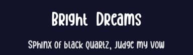 Bright  Dreams by Scratchones — Script Handwritten Font — thumbnail 2