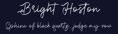 Bright Hoston by RantautypeStudio — Script Handwritten Font — thumbnail 2