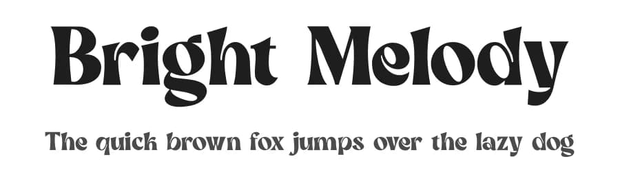 Bright Melody by Zeenesia Studio — Serif Font