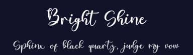 Bright Shine by Creaditive Design — Script Handwritten Font — thumbnail 2