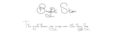 Bright Star by Erik Studio — Script Handwritten Font — thumbnail 1