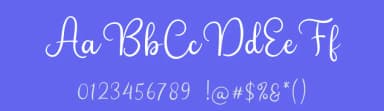 Bright Star by Letter Jos — Script Handwritten Font — thumbnail 3