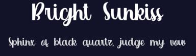 Bright Sunkiss by BaeMary Studios — Script Handwritten Font — thumbnail 2