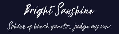 Bright Sunshine by Mindtype Co. — Script Handwritten Font — thumbnail 2