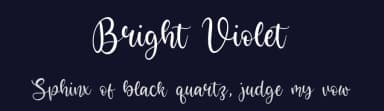 Bright Violet by Letterative Studio — Script Handwritten Font — thumbnail 2