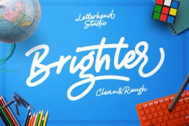 Brighter Script Font by letterhend — Script Handwritten Font — thumbnail 1