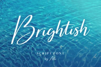 Brightish Font by Balpirick — Script Handwritten Font — thumbnail 1