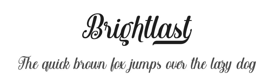 Brightlast by FallenGraphic Studio — Script Handwritten Font