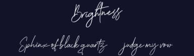 Brightness by Mozatype — Script Handwritten Font — thumbnail 2
