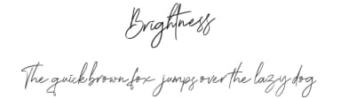Brightness by Mozatype — Script Handwritten Font — thumbnail 1