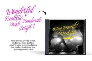 Brightside Font by QueenType — Script Handwritten Font — thumbnail 3