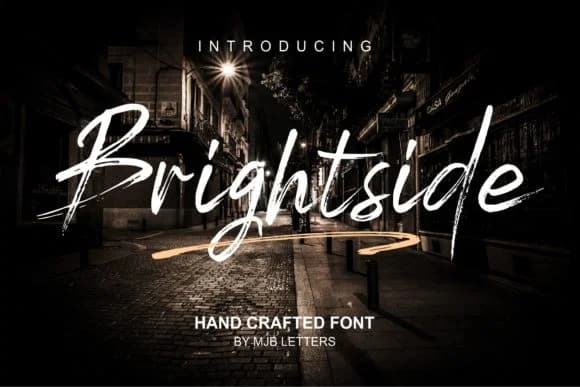 Brightside Font by MJB Letters by MJB Letters — Script Handwritten Font
