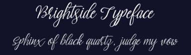 Brightside Typeface by QueenType — Script Handwritten Font — thumbnail 2