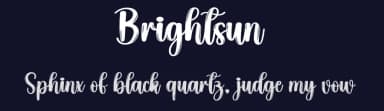 Brightsun by Scratchones — Script Handwritten Font — thumbnail 2