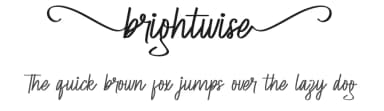 Brightwise by RaisProject — Script Handwritten Font — thumbnail 1
