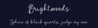 Brightwoods by Letterative Studio — Script Handwritten Font — thumbnail 2