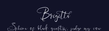 Brigitta by Letterara — Script Handwritten Font — thumbnail 2
