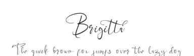 Brigitta by Letterara — Script Handwritten Font — thumbnail 1