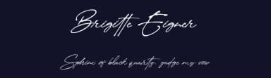 Brigitte Eigner by Creativework69 Studio — Script Handwritten Font — thumbnail 2