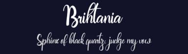 Brihtania by Letterfand.Studio — Script Handwritten Font — thumbnail 2