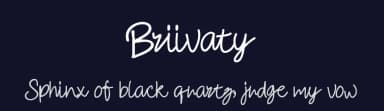 Briivaty by Dhabee Studio — Script Handwritten Font — thumbnail 2