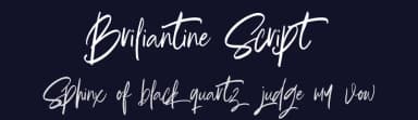 Briliantine Script by Mindtype Co. — Script Handwritten Font — thumbnail 2