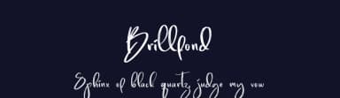Brillfond by lyanatha — Script Handwritten Font — thumbnail 2