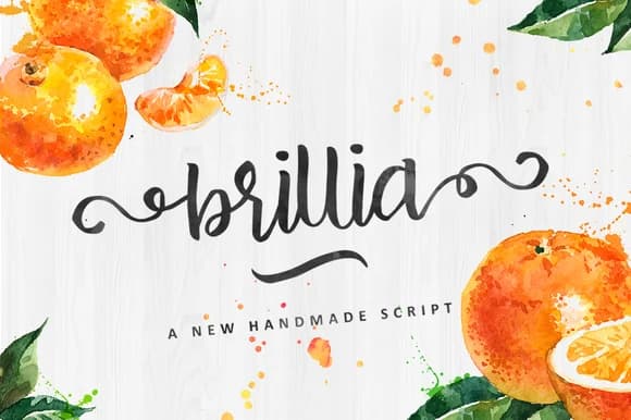 Brillia Script Font by QueenType — Script Handwritten Font