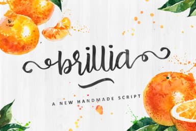 Brillia Script Font by QueenType — Script Handwritten Font — thumbnail 1