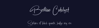 Brillian Catalyst by MJType — Script Handwritten Font — thumbnail 2