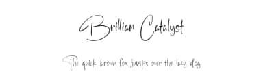 Brillian Catalyst by MJType — Script Handwritten Font — thumbnail 1
