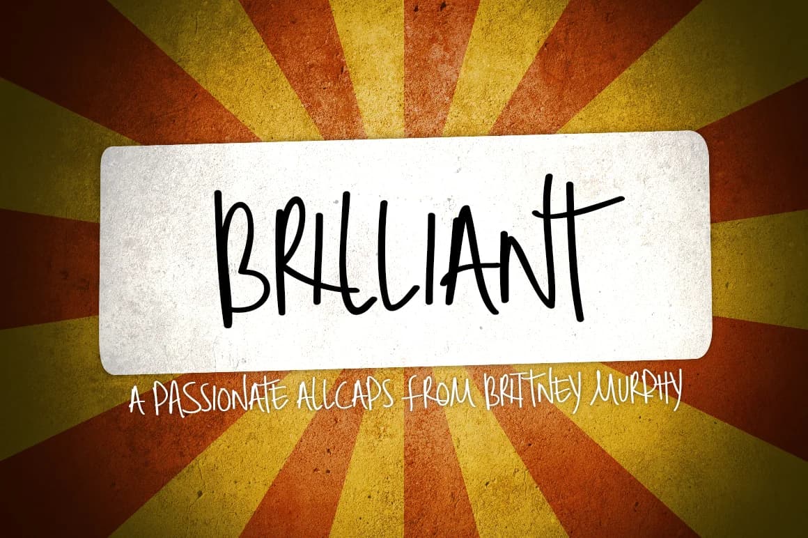 Brilliant Font by brittneymurphydesign — Script Handwritten Font