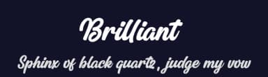 Brilliant by Hanzel Space — Script Handwritten Font — thumbnail 2