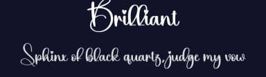 Brilliant by Scratchones — Script Handwritten Font — thumbnail 2