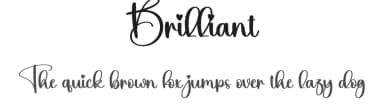 Brilliant by Scratchones — Script Handwritten Font — thumbnail 1