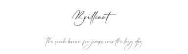 Brilliant by Aestherica Studio — Script Handwritten Font — thumbnail 1