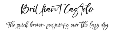 Brilliant Castelo by Perspectype Studio - Letterena.com — Script Handwritten Font — thumbnail 1