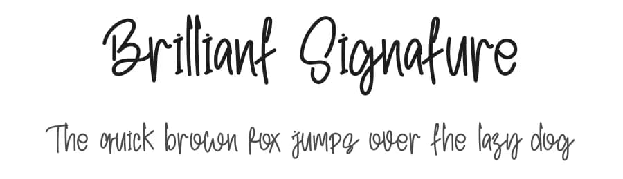 Brilliant Signature by Inermedia Studio — Script Handwritten Font