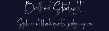 Brilliant Starlight by Silverdav Studio — Script Handwritten Font — thumbnail 2