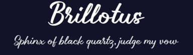 Brillotus by Sibelumpagi — Script Handwritten Font — thumbnail 2