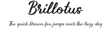 Brillotus by Sibelumpagi — Script Handwritten Font — thumbnail 1