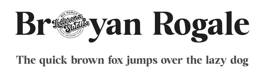 Brilyan Rogale by Letterena Studios — Serif Font
