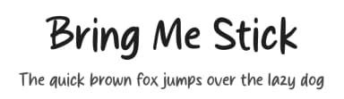 Bring Me Stick by MJType — Script Handwritten Font — thumbnail 1