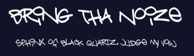 Bring Tha Noize by Pizzadude — Script Handwritten Font — thumbnail 2