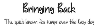 Bringing Back by Inermedia Studio — Script Handwritten Font — thumbnail 1
